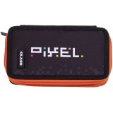 пенал 2-яр. пустий, поліестер, ''Pixel'', 26307C