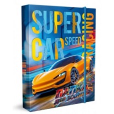 Папка для зошитів на резинці В5 ''Авто Super car'' Рюкзачок, ПЗ-1 Папка для зошитів на резинці В5 ''Авто Super car'' Рюкзачок, ПЗ-1