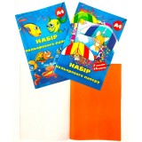 Папір кольоровий А4 ТЕТРАДА Family Line 14арк/7кол ТЕ460885, 1/40 скоба