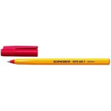 Ручка кулькова SCHNEIDER TOPS 505 F 0, 5 мм. Корпус помаранчевий, пише червоним, 50 шт.уп.