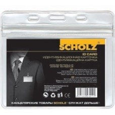 Бейдж SCHOLZ горизонтальний 90х55мм 250 мкн 4343