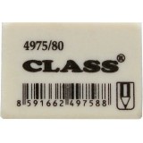 гумка для стирання м'яка, біл., 4975/80, CLASS