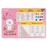 Підкладка для столу YES 42*29см Line Friends Cony англійська Підкладка для столу YES 42*29см Line Friends Cony англійська