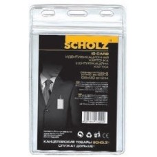 Бейдж SCHOLZ вертикальний 55х90мм 250 мкн 4344/10 Бейдж SCHOLZ вертикальний 55х90мм 250 мкн 4344/10