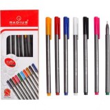 Ручка кульк.Nifty pen grey metalic корпус, синя, упак. 50шт