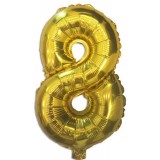 Кулька цифра 8.золото 75см