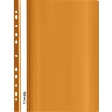 Папка-швидкозшивач А4 Economix з перф. глянець помаранч Е31510-06
