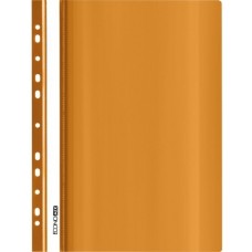 Папка-швидкозшивач А4 Economix з перф. глянець помаранч Е31510-06