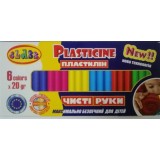Пластилін ''Чисті руки MAXI'' 6кол.*20гр, ECO, 7643С, CLASS Пластилін ''Чисті руки MAXI'' 6кол.*20гр, ECO, 7643С, CLASS