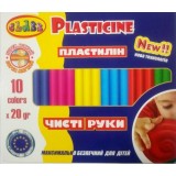 Пластилін ''Чисті руки MAXI'' 10кол.*20гр, ECO, 7645С, CLASS Пластилін ''Чисті руки MAXI'' 10кол.*20гр, ECO, 7645С, CLASS