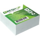 Блок паперу для нотаток 85х85мм 400 арк клеєний  Білий Fresh Up FR-1212