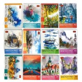 Альбом РУТЕНІЯ А5 30 арк, SKETCHPAD, на спіралі 200 гр/м2 ТЕТРАДА ТЕ1327