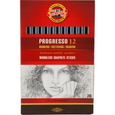Олівець бездеревний Progresso, 2B Олівець бездеревний Progresso, 2B
