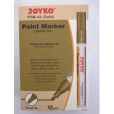 Маркер лаковий, золотий, PTM-43, ТМ''Joyko''