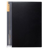 папка з файлами, А4, 10ф, PP 600мкн, чорн., 06500, SOZ