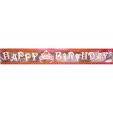 Гірлянда-банер Princess ''Happy Birthday'' 12, 5х360 см