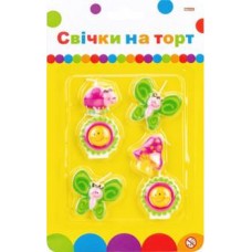 Набір ''Весна'': 6 свічок на торт