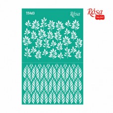 Трафарет багаторазовий самоклеючий, №1140, Фоновий, 13х20см, Серія „Emotion & Romance“, ROSA TALENT