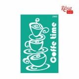 Трафарет багаторазовий самоклеючий, №2900, 13х20см, Серія „Кухня“, ROSA TALENT