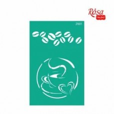 Трафарет багаторазовий самоклеючий, №2901, 13х20см, Серія „Кухня“, ROSA TALENT
