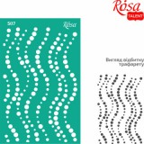 Трафарет багаторазовий самоклеючий, №507, Фоновий 13х20см, Серія „Ажур“, ROSA TALENT Трафарет багаторазовий самоклеючий, №507, Фоновий 13х20см, Серія „Ажур“, ROSA TALENT