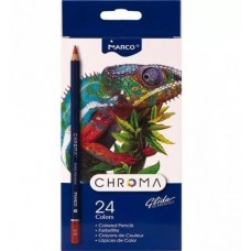 Олівці кольорові MARCO Chroma 8010/24CB Олівці кольорові MARCO Chroma 8010/24CB