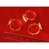Основа для перстнів, 6, 5*12 мм, Золото, 3шт., Margo Основа для перстнів, 6, 5*12 мм, Золото, 3шт., Margo