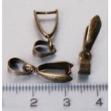 Утримувач для кулона, 15*4мм, Антична бронза, 5 шт., Margo