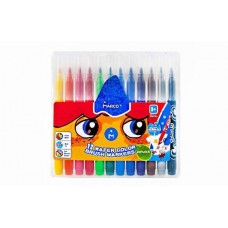 Фломастери-пензлики MARCO 12 кол. Super Washable, 1633-12РВ Фломастери-пензлики MARCO 12 кол. Super Washable, 1633-12РВ