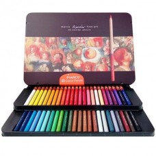Олівці кольорові MARCO Fine Art Renoir 48кол 3, 7мм 3100-48TN округлі, мет.пенал Олівці кольорові MARCO Fine Art Renoir 48кол 3, 7мм 3100-48TN округлі, мет.пенал