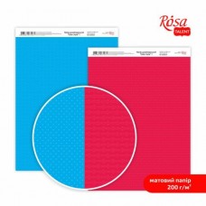 Папір дизайнерський двосторонній матовий „Color style“ 1, 21х29, 7 см, 200 г/м2, ROSA TALENT