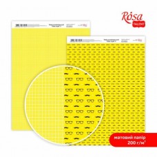 Папір дизайнерський двосторонній матовий „Color style“ 3, 21х29, 7 см, 200 г/м2, ROSA TALENT