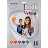 Плівка самоклеюча для книг, 50*36 см, 10 шт., асорті кольорів