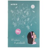 Зошит для нот Kite А4, 20 л, BeSound-2