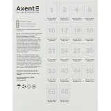 Етикетки з клейким шаром AXENT А4, розмір 48, 3*25, 4 - 44шт/арк 2477