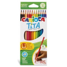 CARIOCA Кольорові олівці Ø3 мм (синтетична оболонка) TITA 12 кол