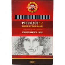 Олівець бездеревний Progresso, 8B Олівець бездеревний Progresso, 8B