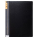 папка с файлами, А4, 20ф, PP 600мкн, чорн., 06501, SOZ