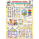 Плакат ''Англійська мова для дошкільнят'' ЕУ Плакат ''Англійська мова для дошкільнят'' ЕУ