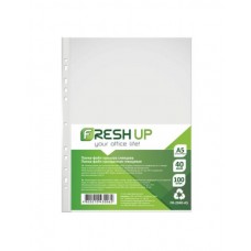 Файл Fresh Up А5 40 мк проз.глян. 100шт/уп FR-2040-А5 Файл Fresh Up А5 40 мк проз.глян. 100шт/уп FR-2040-А5