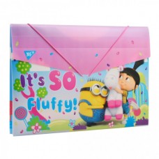 Папка YES пласт. на резинці 38*25см ''Minions Fluffy''