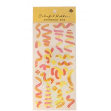 Наклейки ПВХ, стрічки, 10*21см, Арт.XCT, Імп Наклейки ПВХ, стрічки, 10*21см, Арт.XCT, Імп