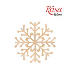 Заготовка „Сніжинка“ 1, фанера, Д:10см, 4шт, ROSA TALENT