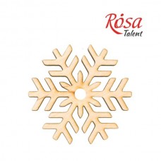 Заготовка „Сніжинка“ 7, фанера, Д:8см, 4шт, ROSA TALENT