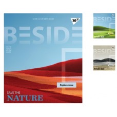 Зошит для записів А4/48 кл. YES ''BESIDE'' иридиум+УФ.спл.
