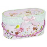 Коробка TY091-1 подарункова овальна, блакитна, 24.5x12.5x12.5cm Коробка TY091-1 подарункова овальна, блакитна, 24.5x12.5x12.5cm