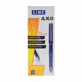 Ручка куль/масл 412082/410975 LINC AXO Roller 0, 7 мм синя