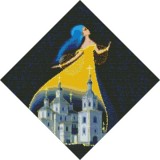 Набір з алмазною мозаїкою ''Берегиня Сум'' 40х40см Набір з алмазною мозаїкою ''Берегиня Сум'' 40х40см