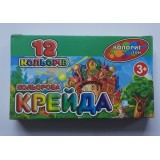 Крейда асфальтна 12коль.круг.20*100мм