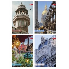 Книга обліку А4 176 арк # CITIES VINTAGE, Рюкзачок Книга обліку А4 176 арк # CITIES VINTAGE, Рюкзачок